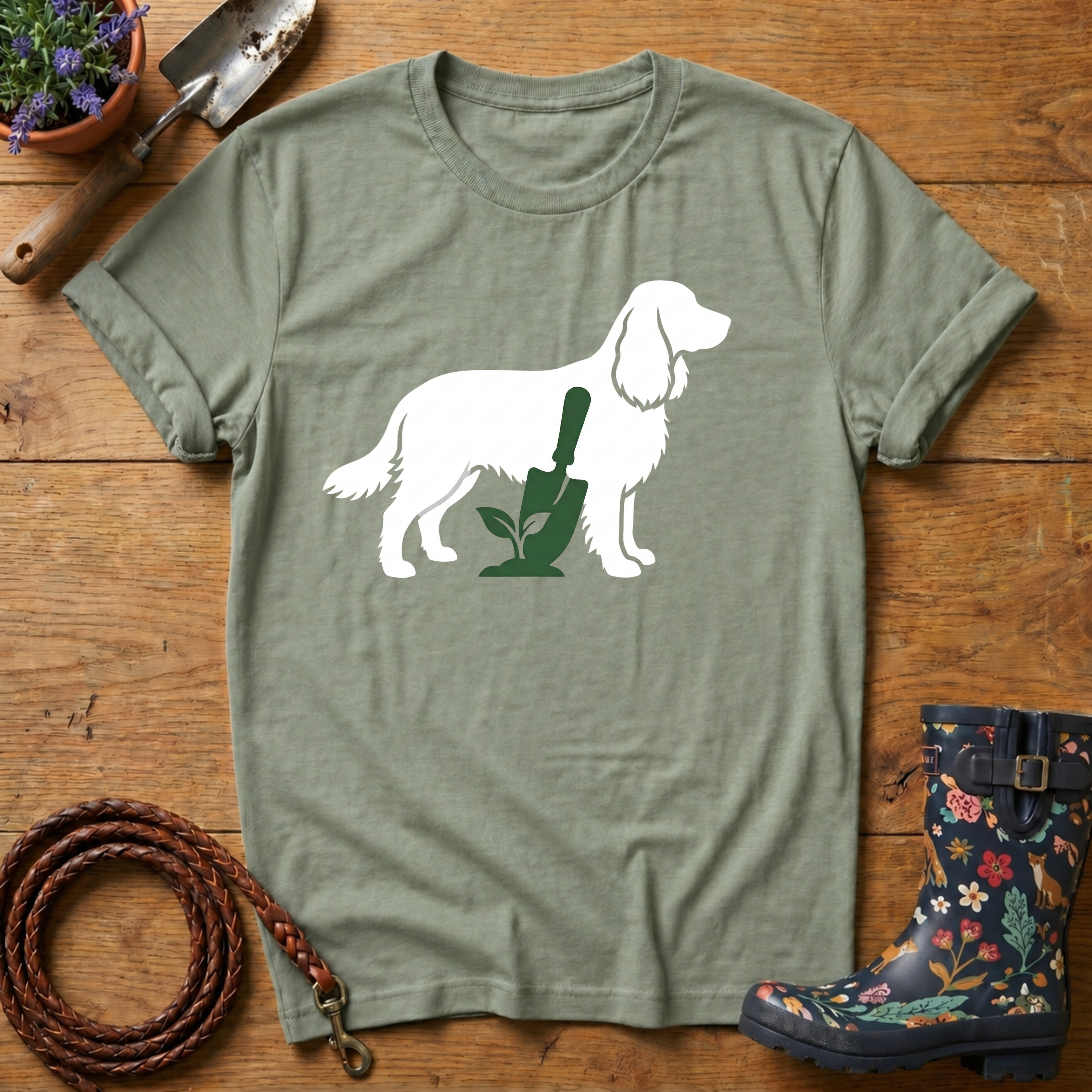Spaniel & Trowel T-shirt