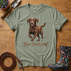 Chocolate Lab 'Been Gardening' T-shirt