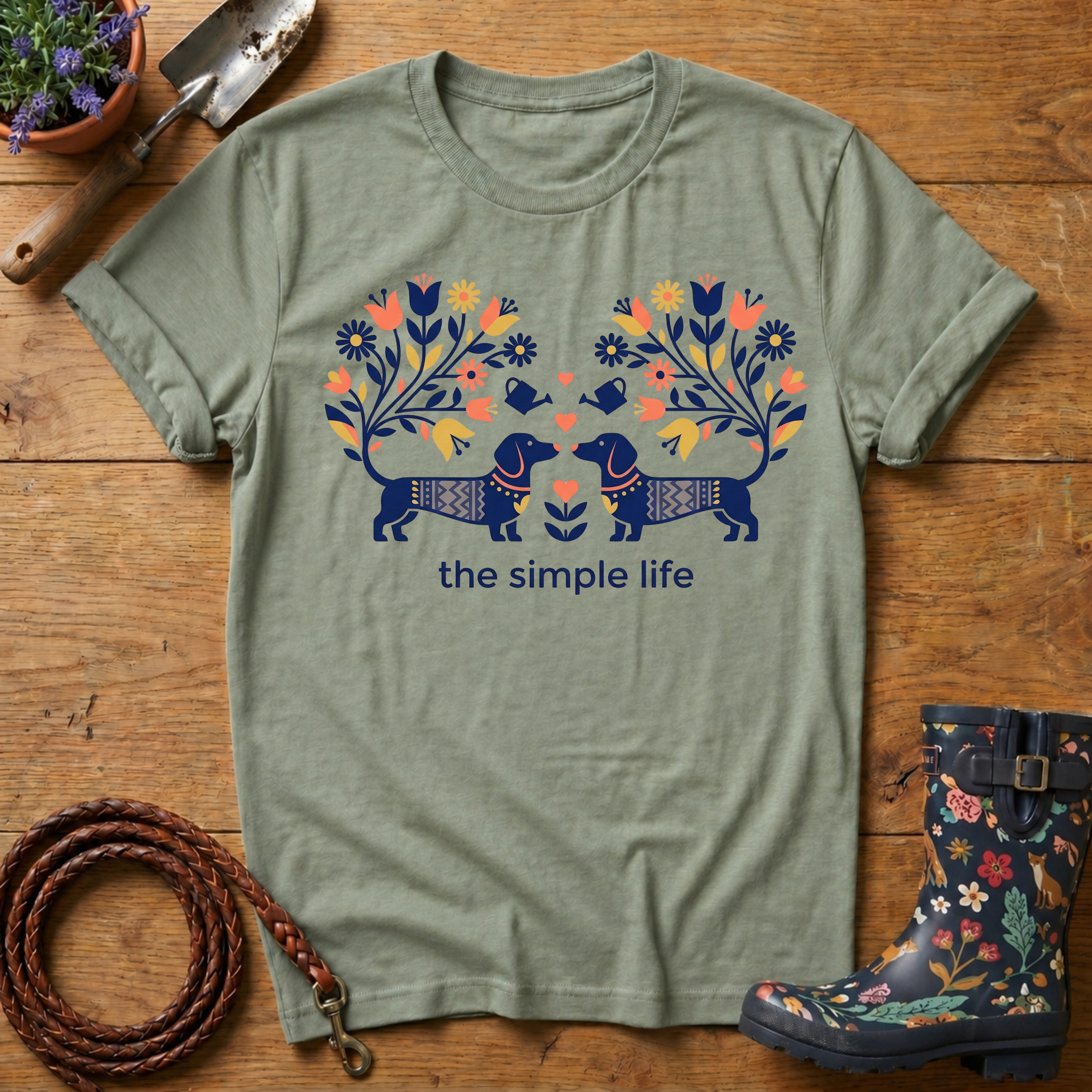 Dachshund The Simple Life T-shirt