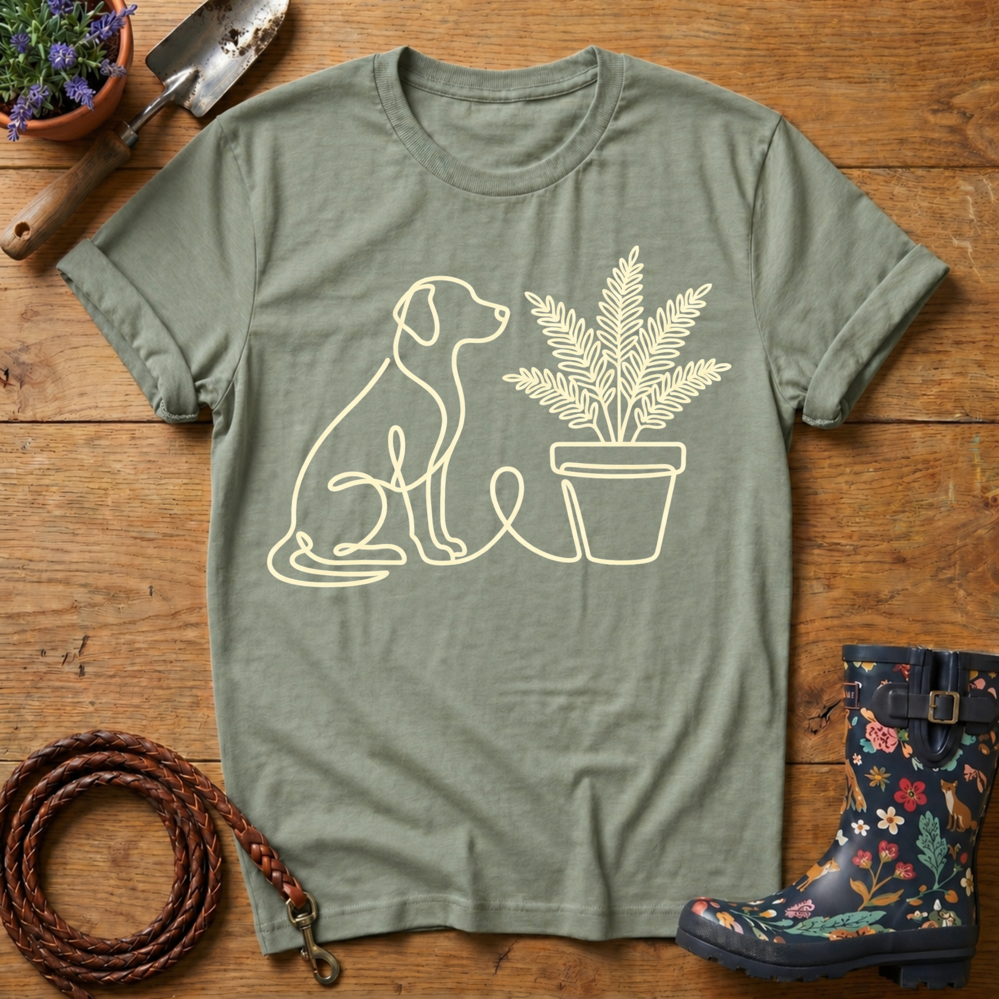 Labrador's Favourite Plant T-shirt