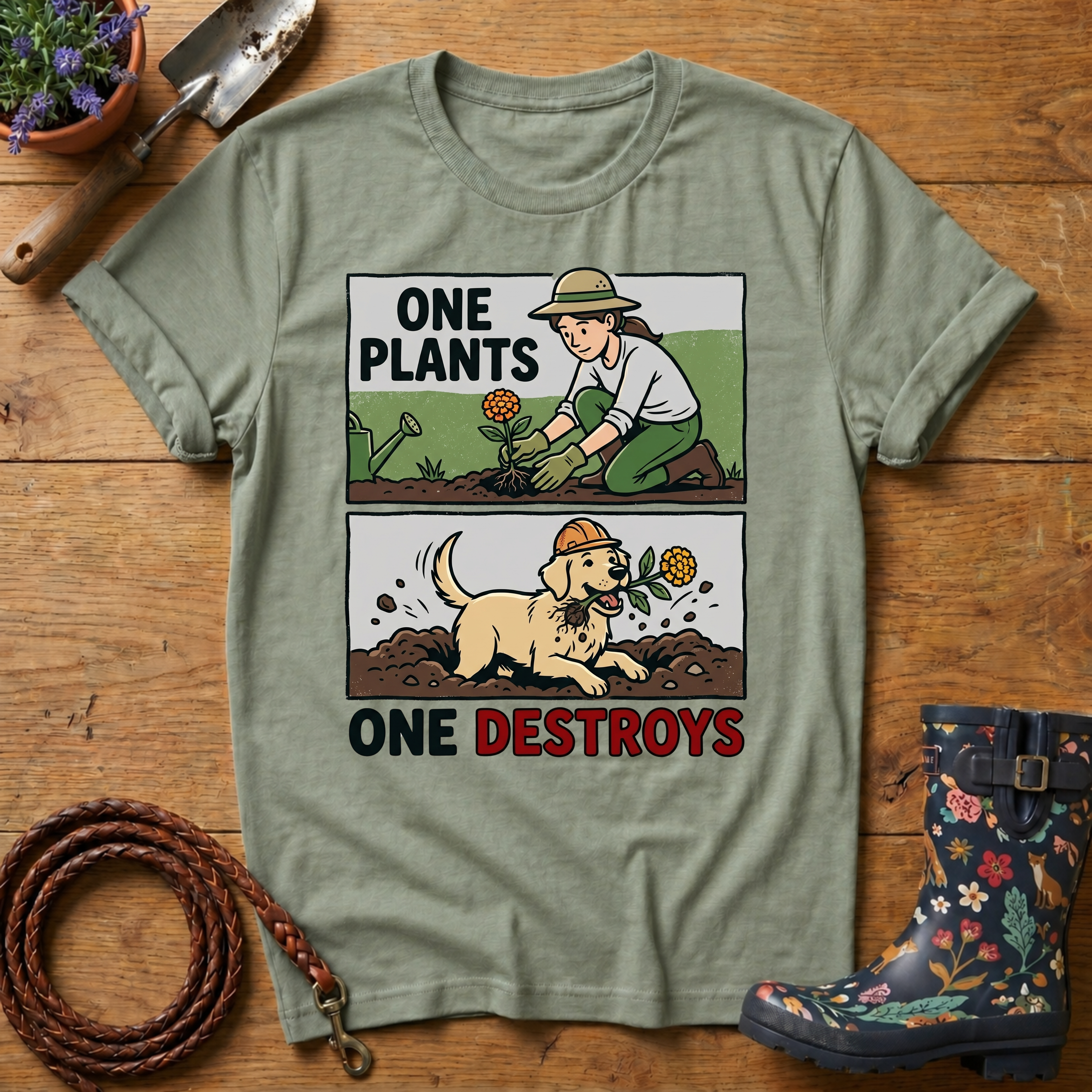 One Gardens One Destroys T-shirt