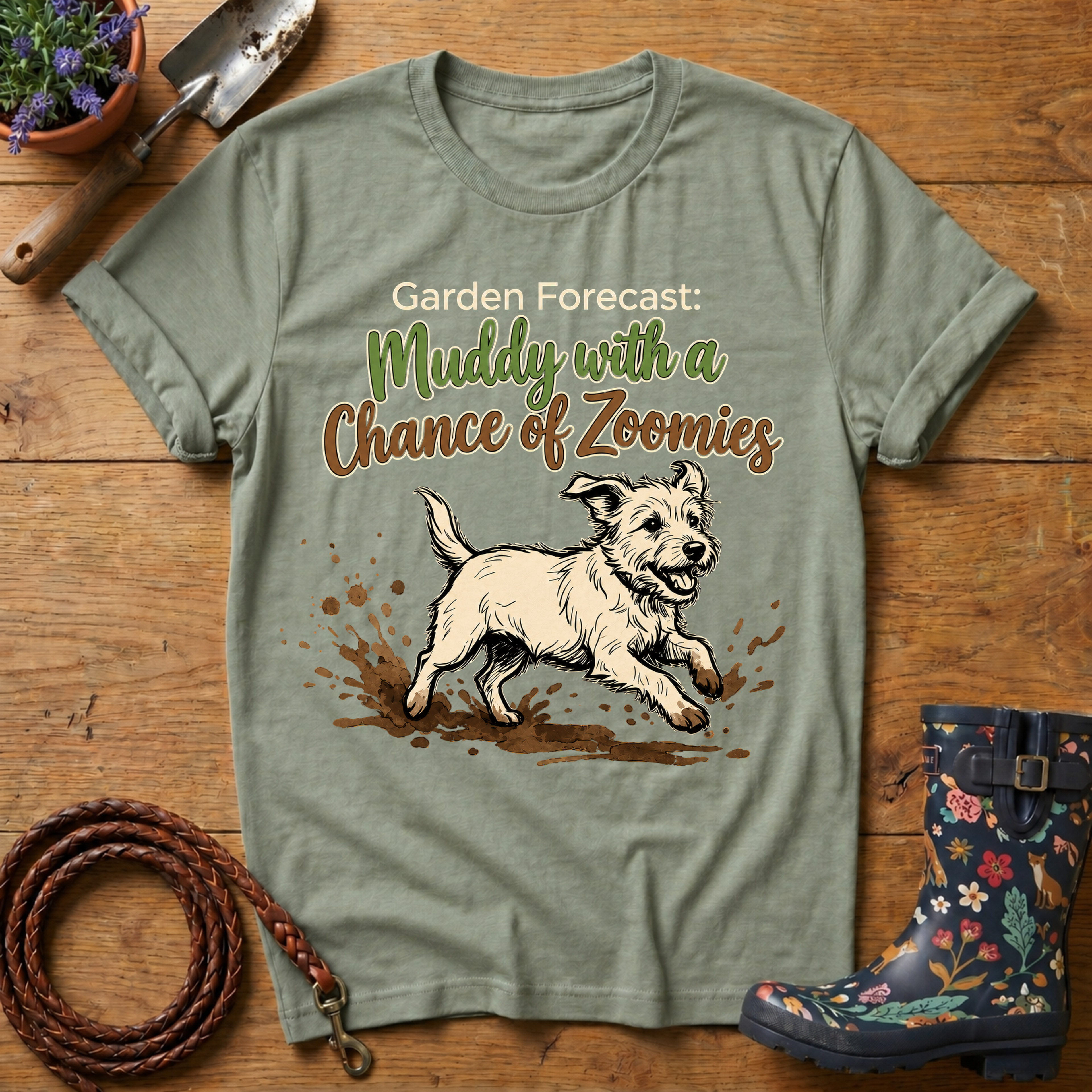 Garden Forcast = Zoomies T-shirt
