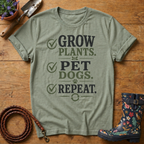 Grow Plants, Pet Dogs T-shirt
