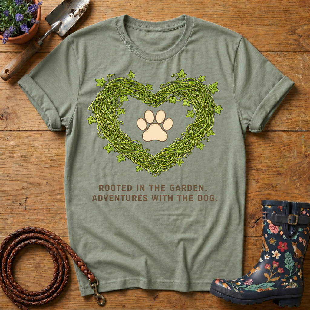 Rooted in the Garden (green) T-shirt