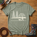 Walking to the greenhouse T-shirt