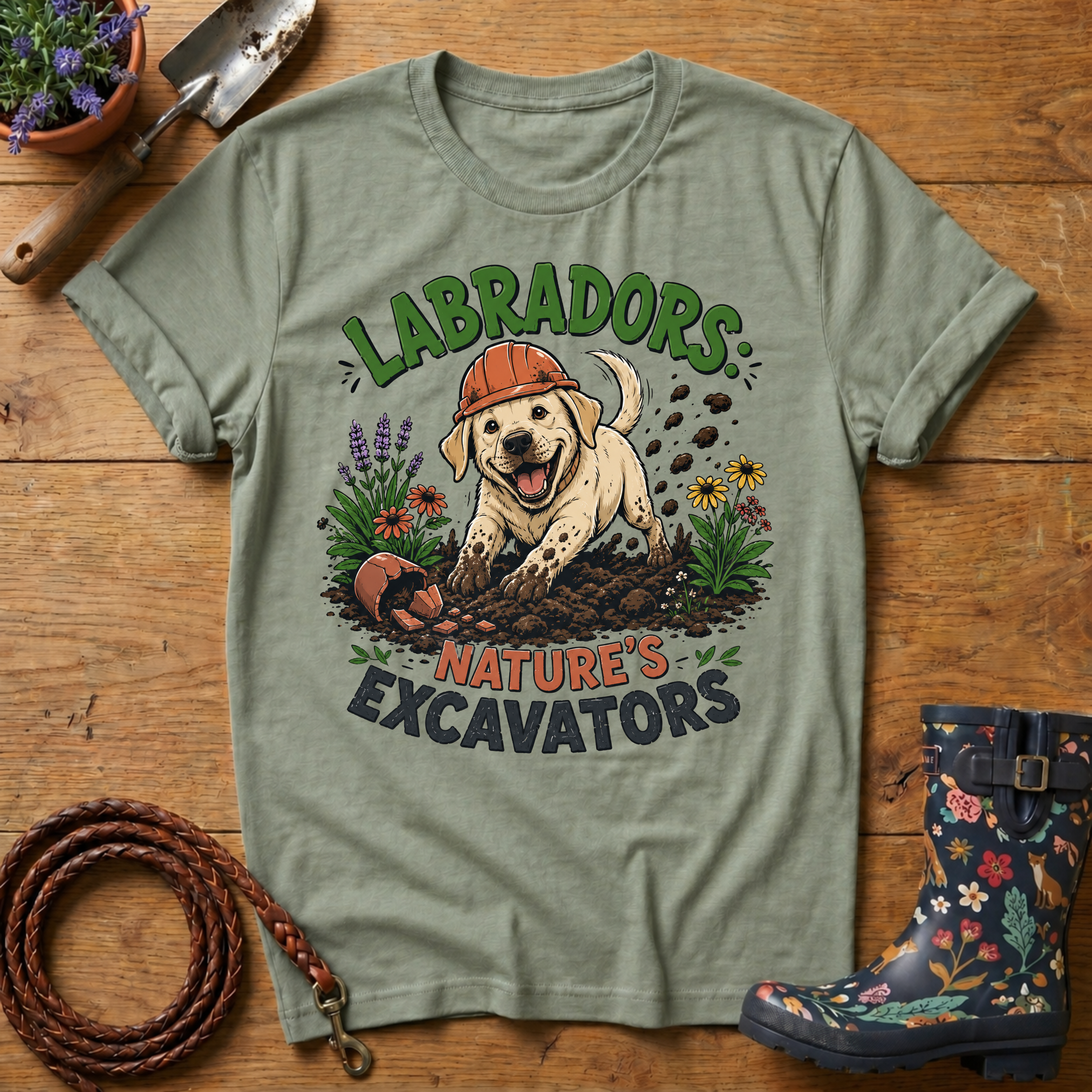 Labradors, Natures Excavators T-shirt
