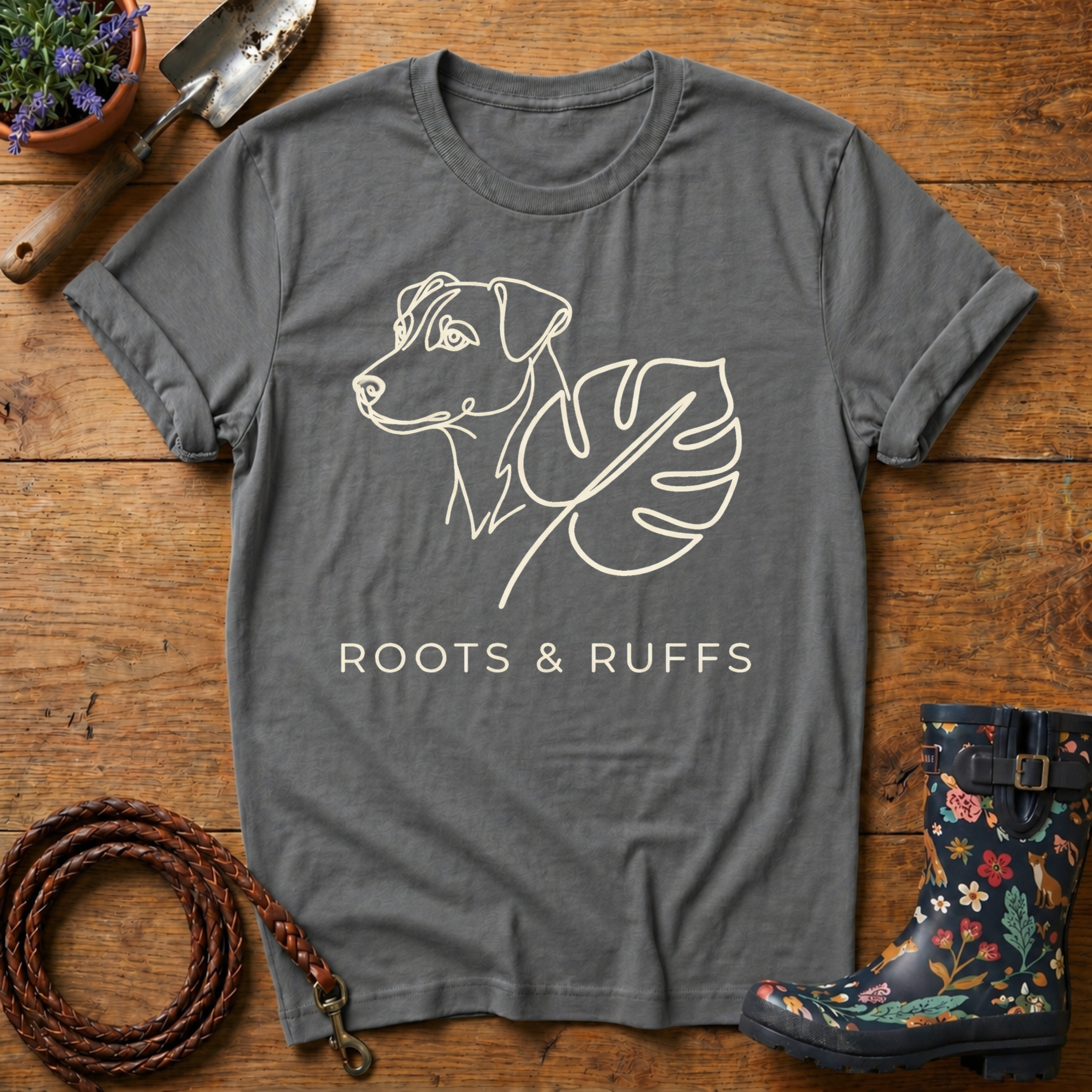 Jack Russel Roots & Ruffs T-shirt