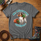 Spaniel My Allotment 'Helper' T-shirt