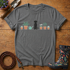 Labrador With Pot Plants T-shirt