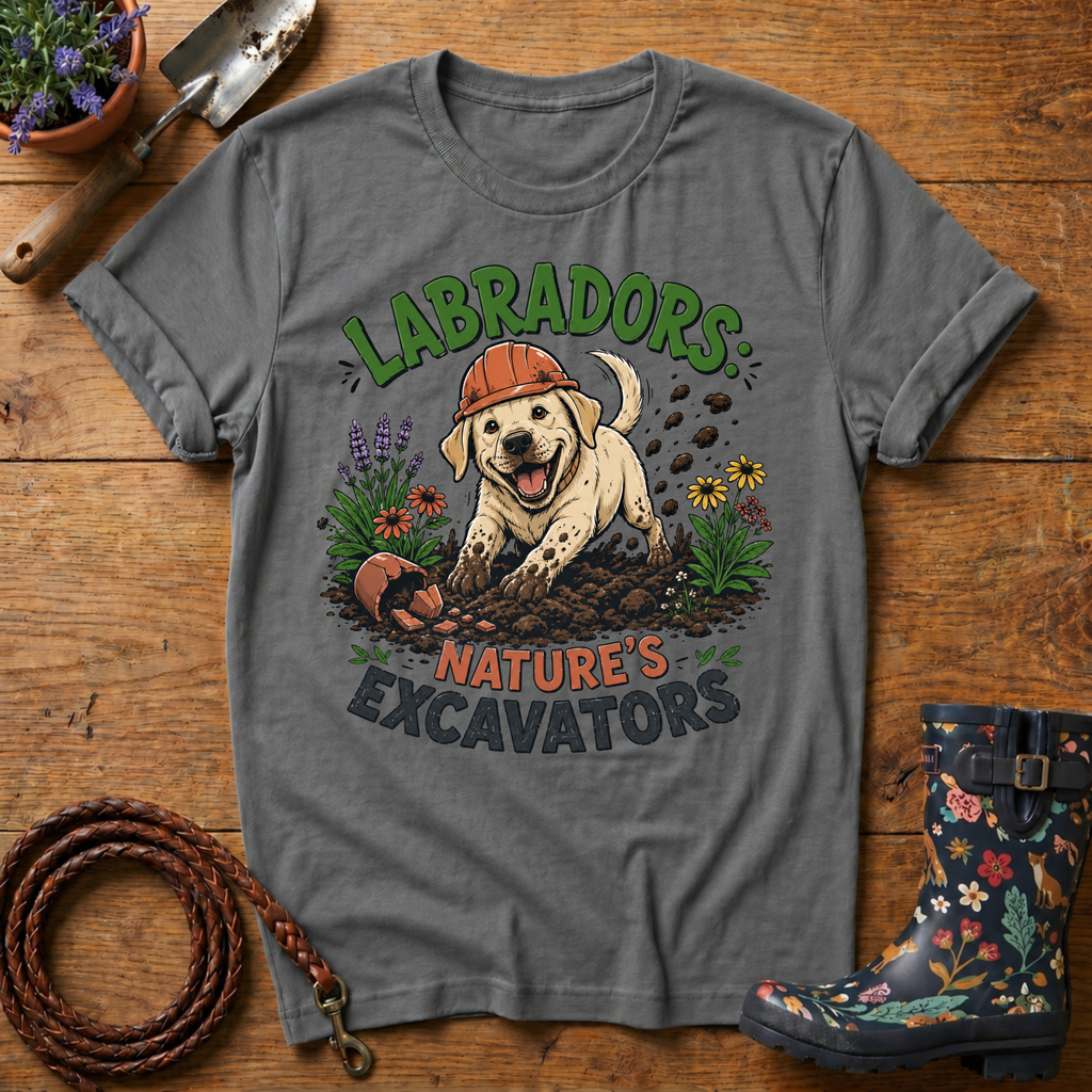 Labradors, Natures Excavators T-shirt