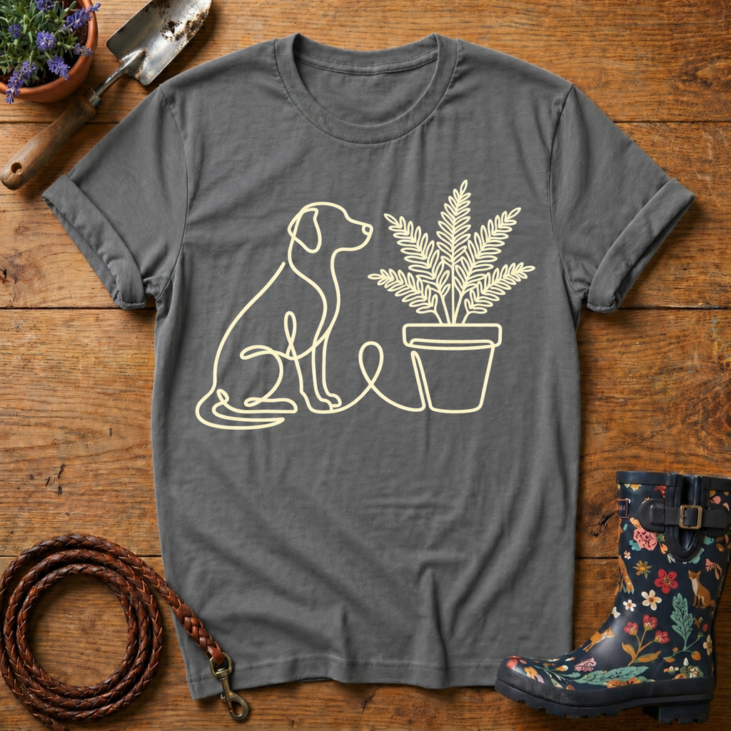 Labrador's Favourite Plant T-shirt