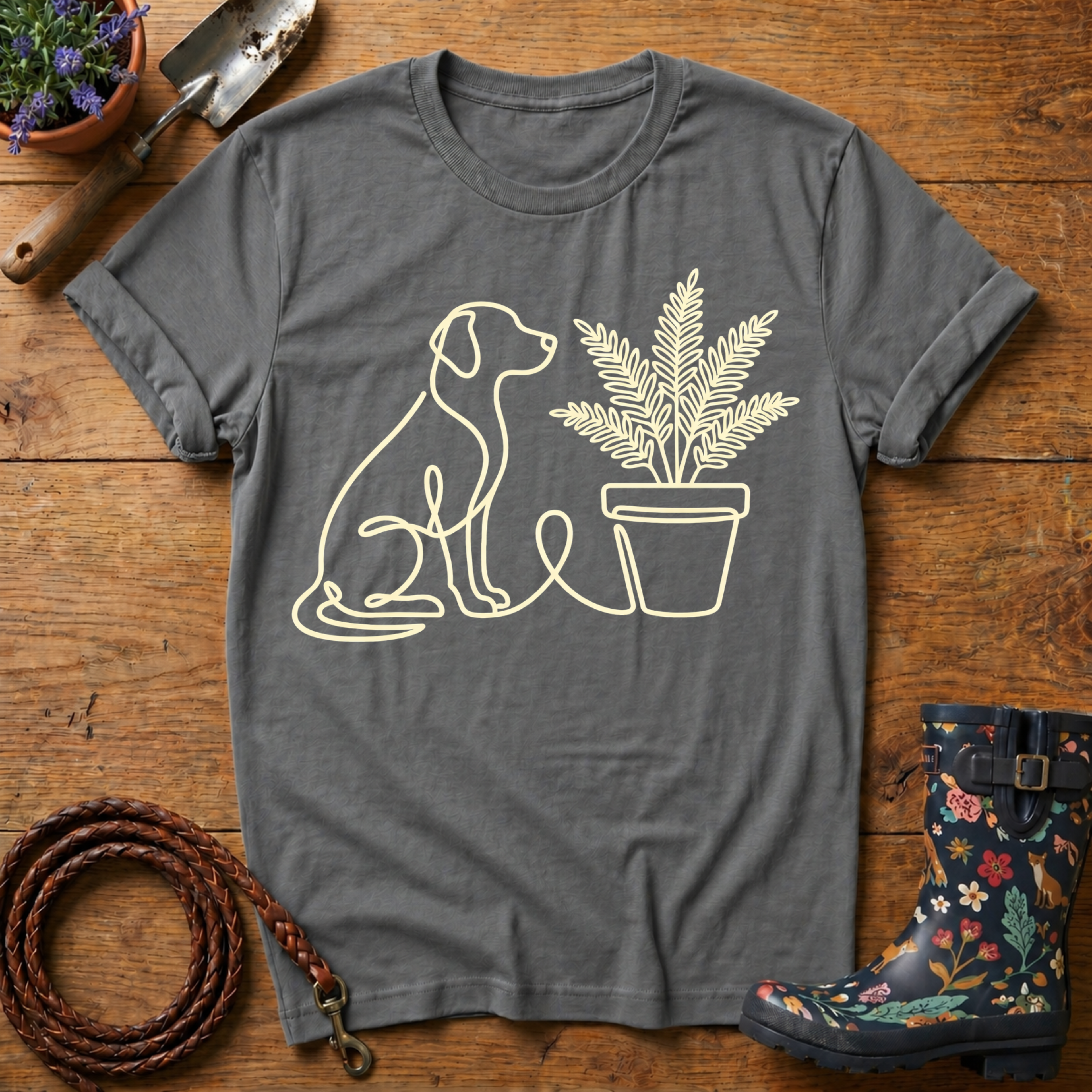 Labrador's Favourite Plant T-shirt