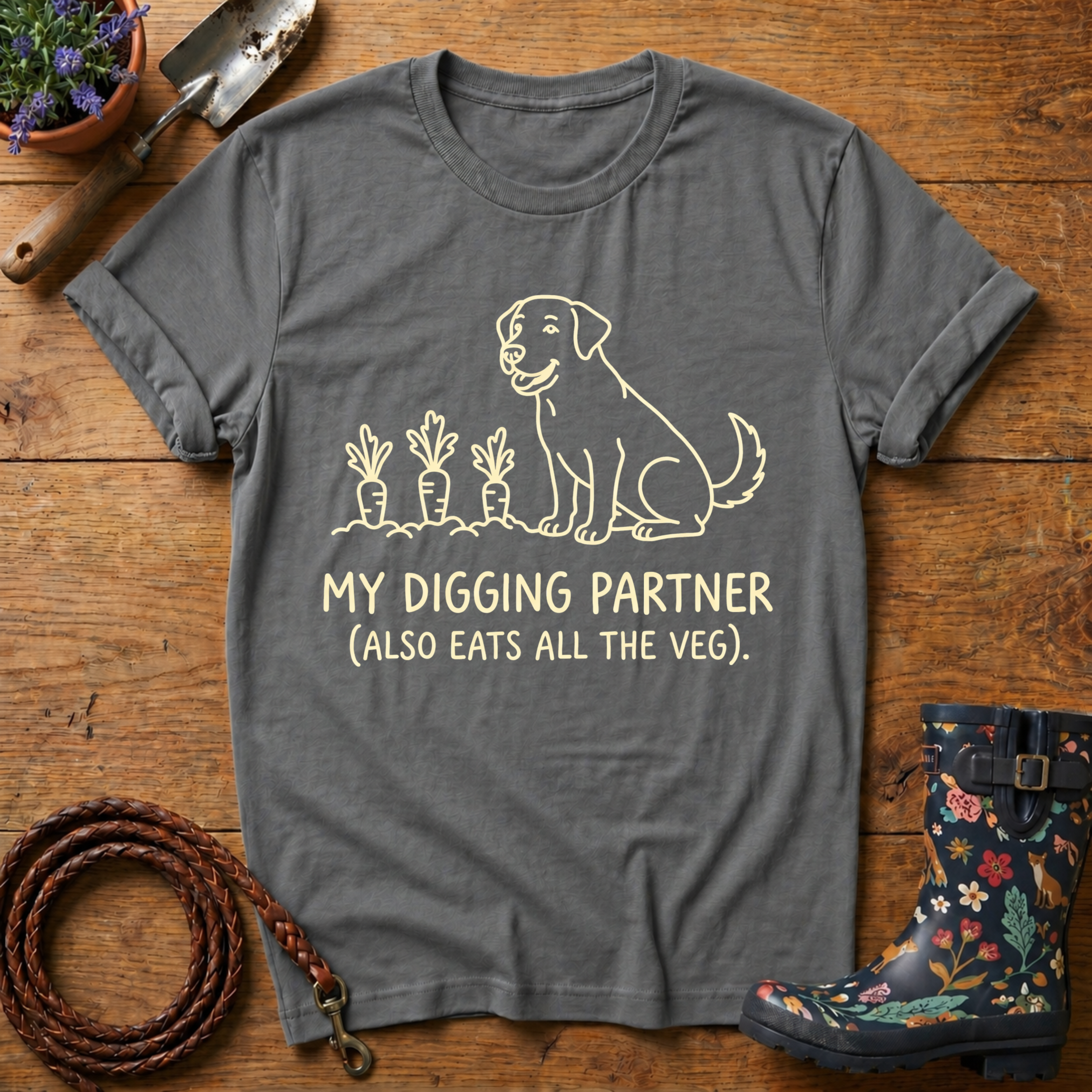 Labrador 'Digging Partner' T-shirt