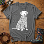Labrador of Flowers T-shirt