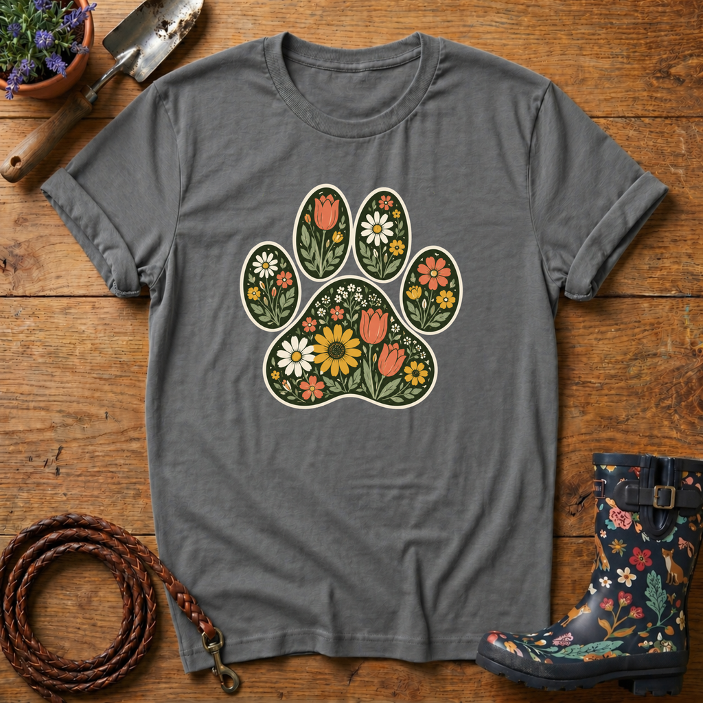 Paw of Flowers T-shirt