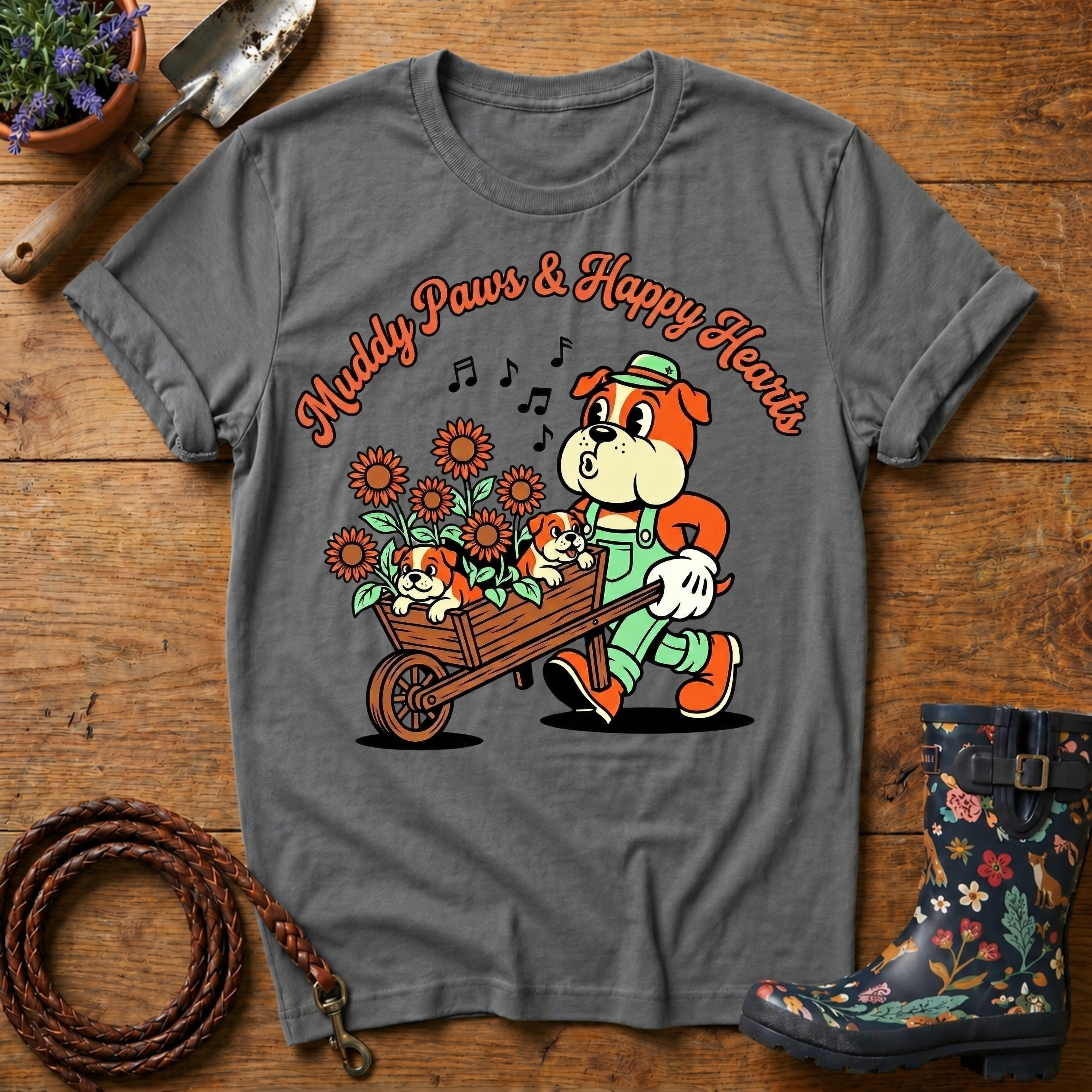 Muddy Paws & Happy Hearts T-shirt