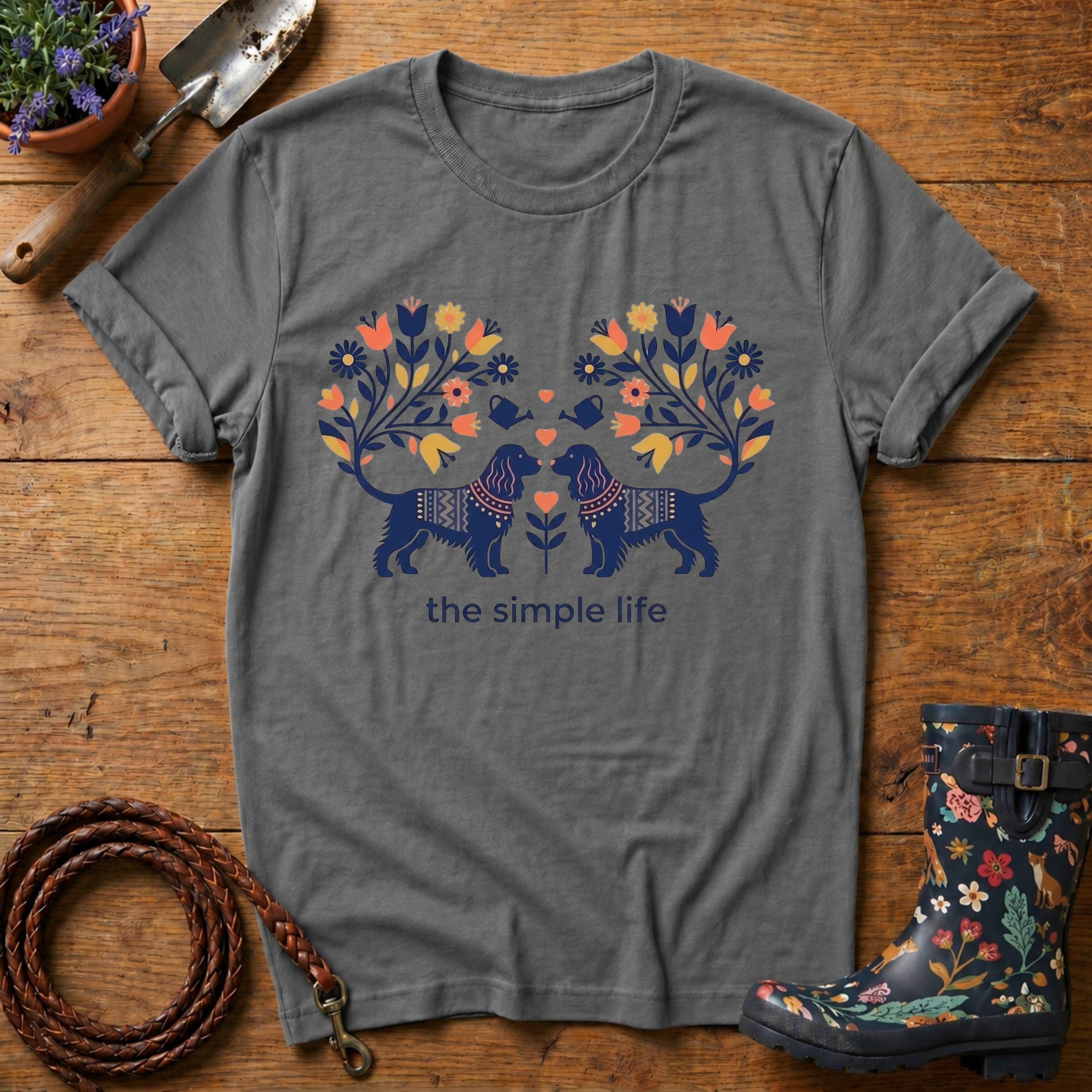 Spaniel The Simple Life T-shirt