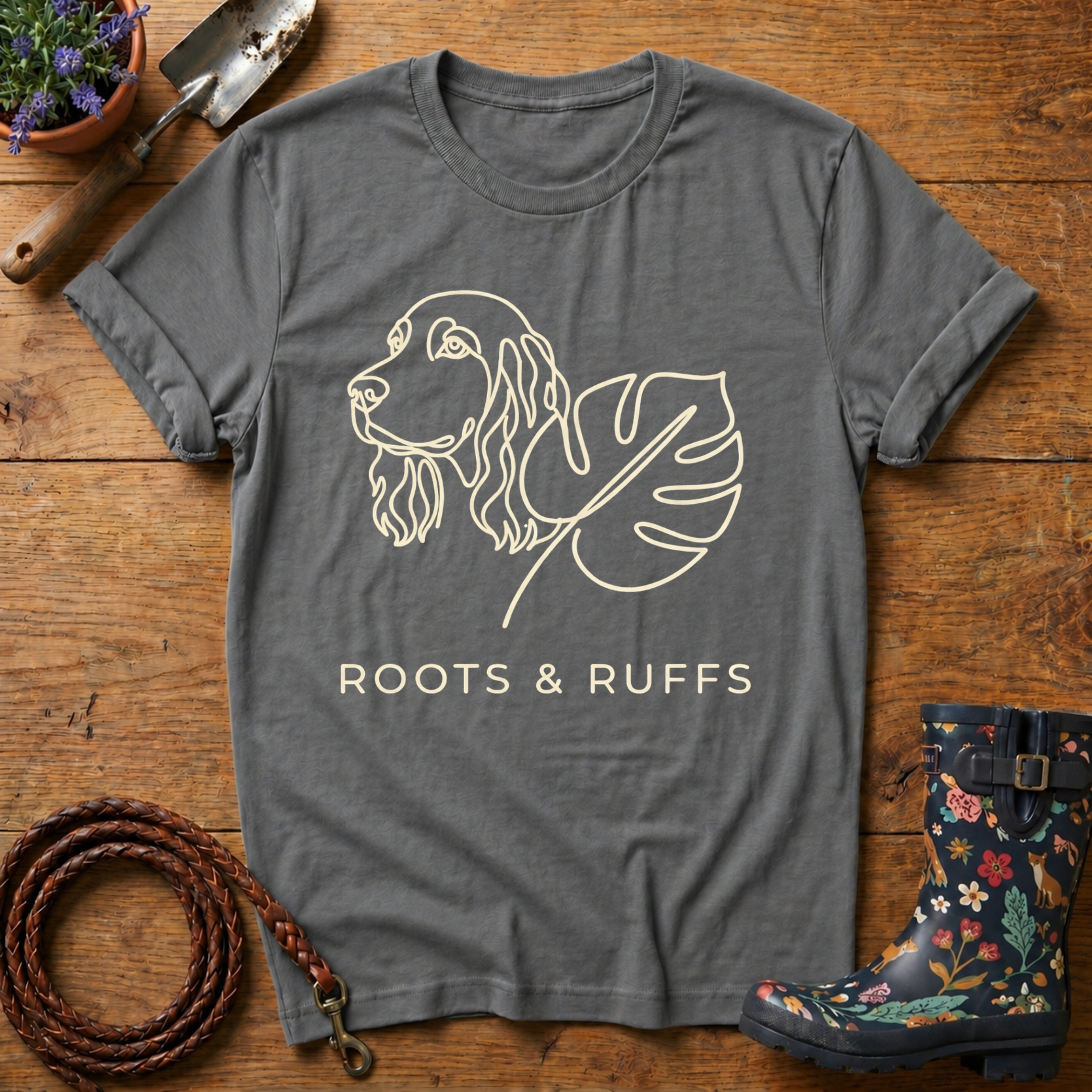 Spaniel Roots & Ruffs T-shirt
