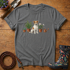 Jack Russel Guarding the Plants T-shirt