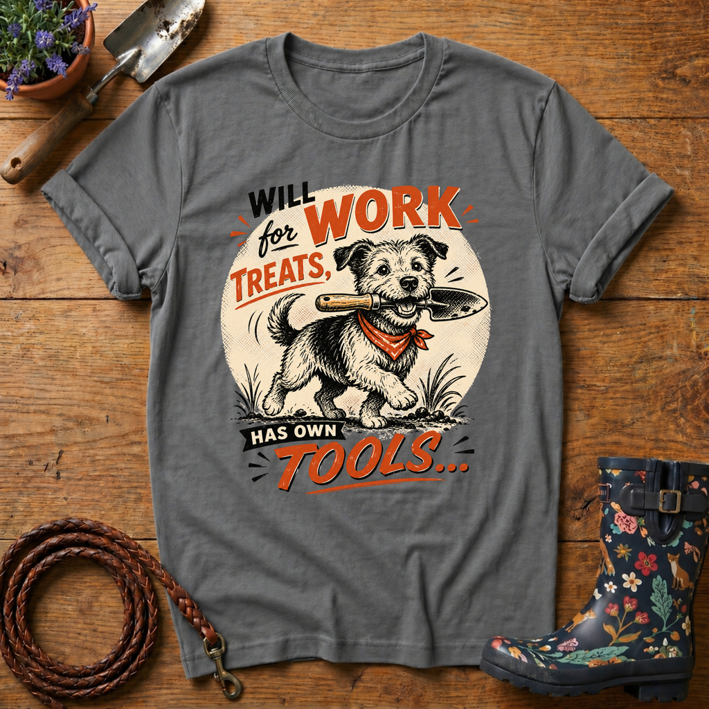 Will Work For Treats T-shirt