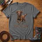 Chocolate Lab 'Been Gardening' T-shirt