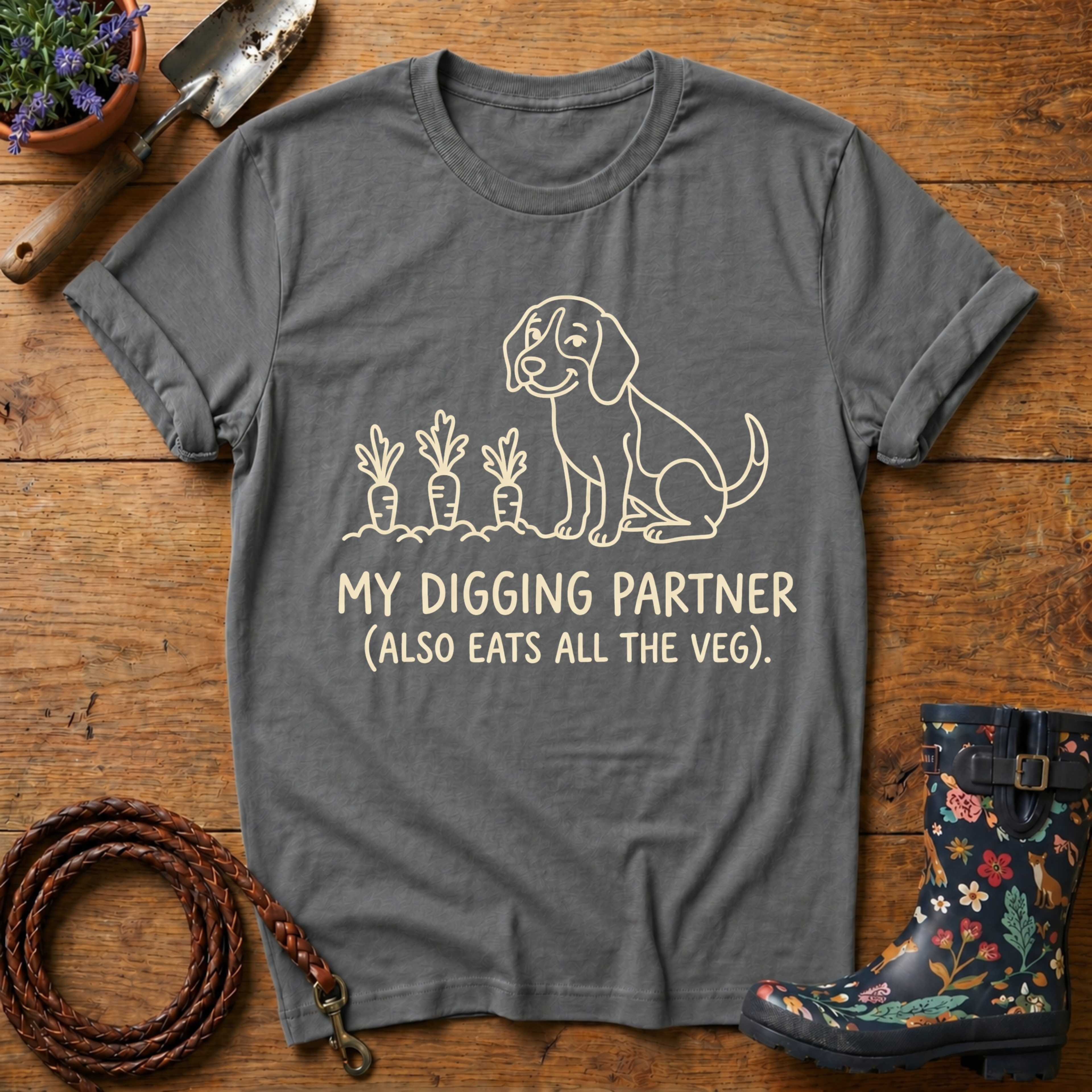 Beagle 'Digging Partner' T-shirt