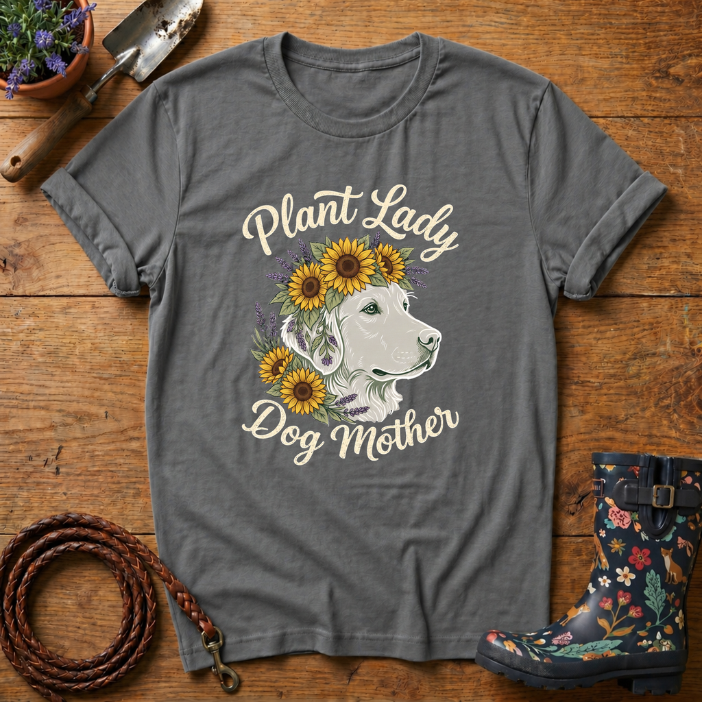Plant Lady, Dog Mother T-shirt