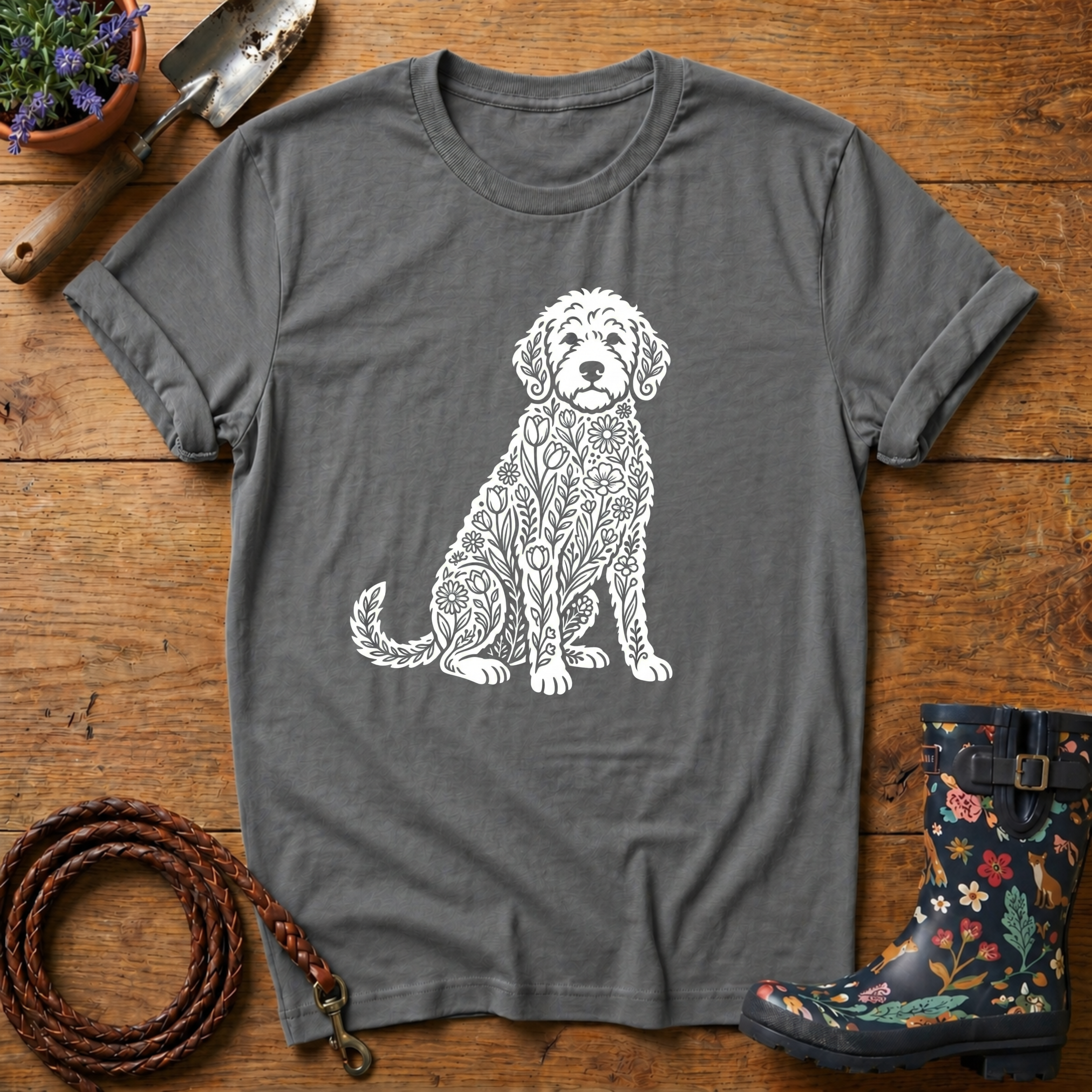 Cockapoo of Flowers T-shirt