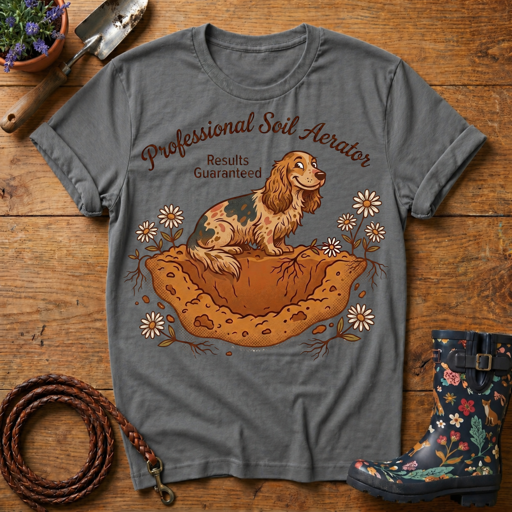 Spaniel Professional Soil Aerator T-shirt