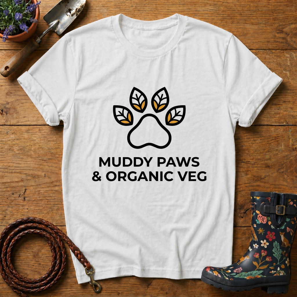 Muddy Paws & Organic Veg T-shirt
