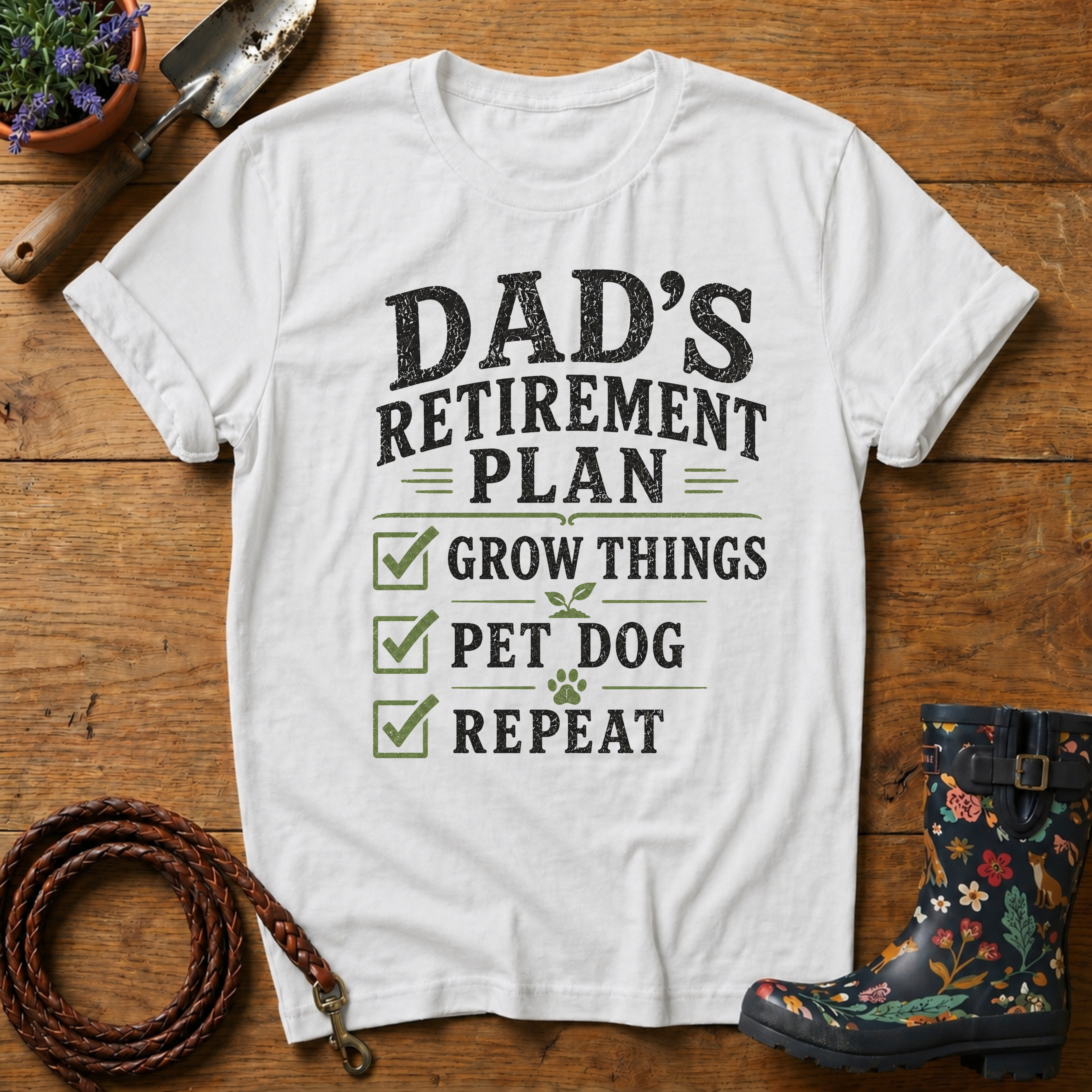 Dads Retirement Plan T-shirt