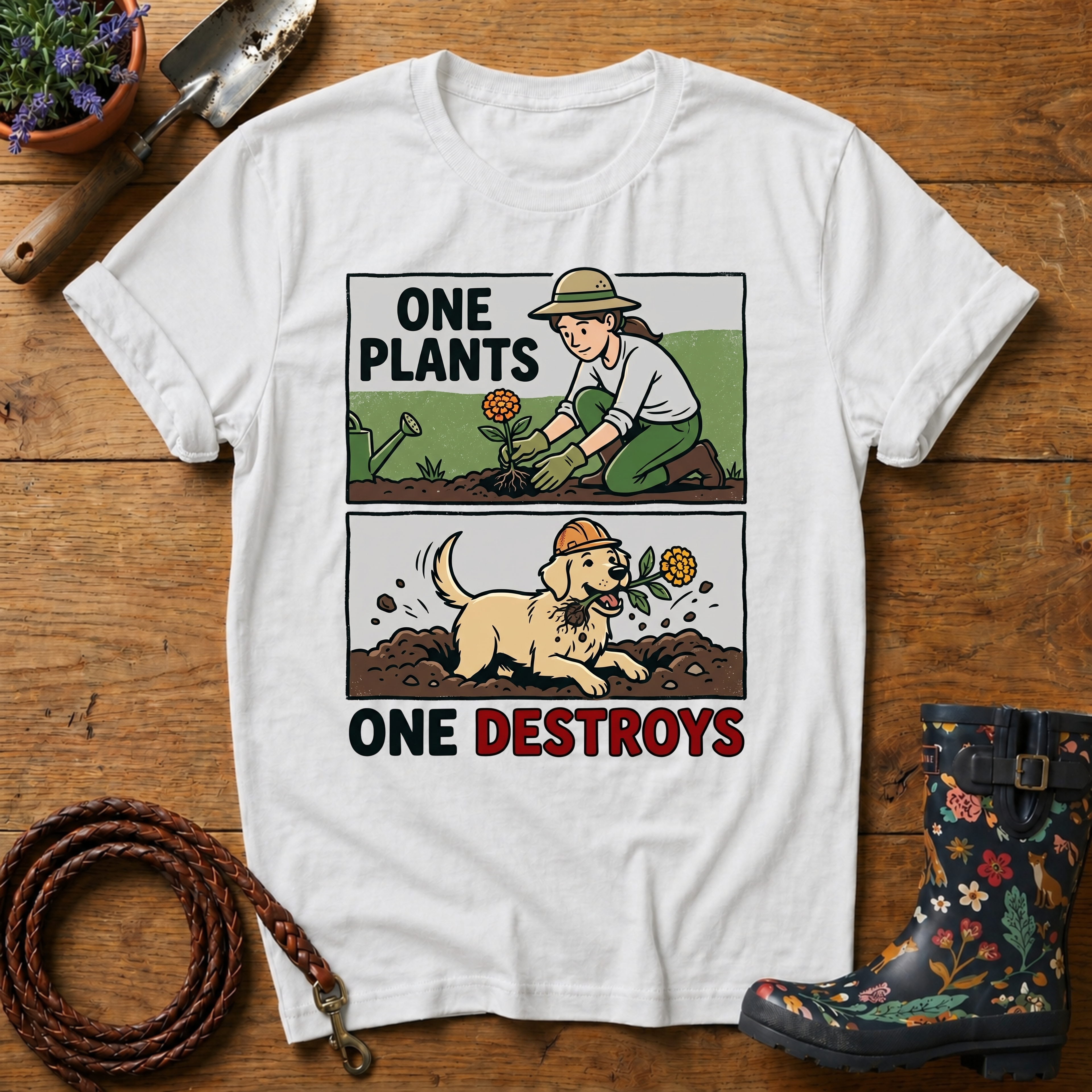 One Gardens One Destroys T-shirt