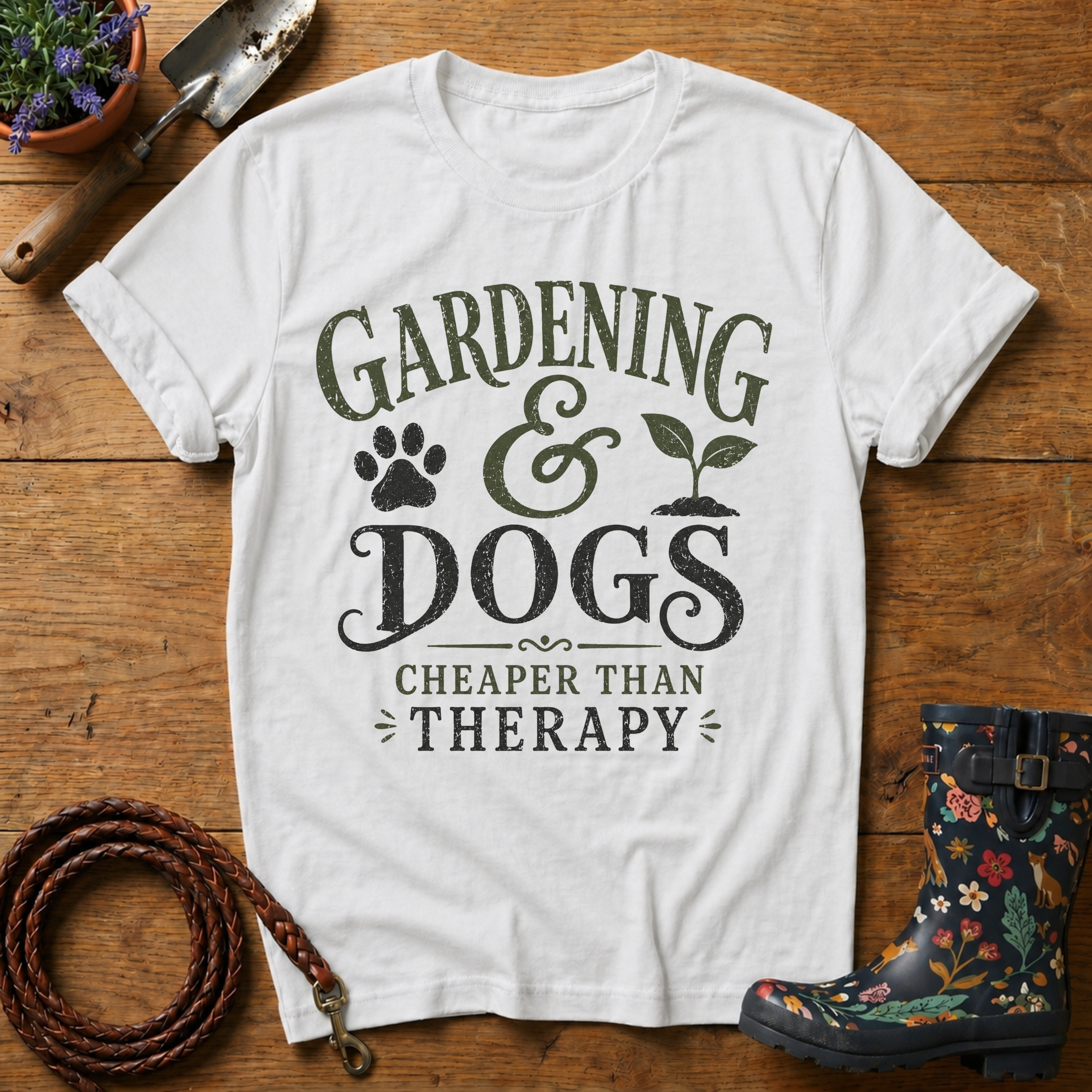 Cheaper than Therapy text T-shirt