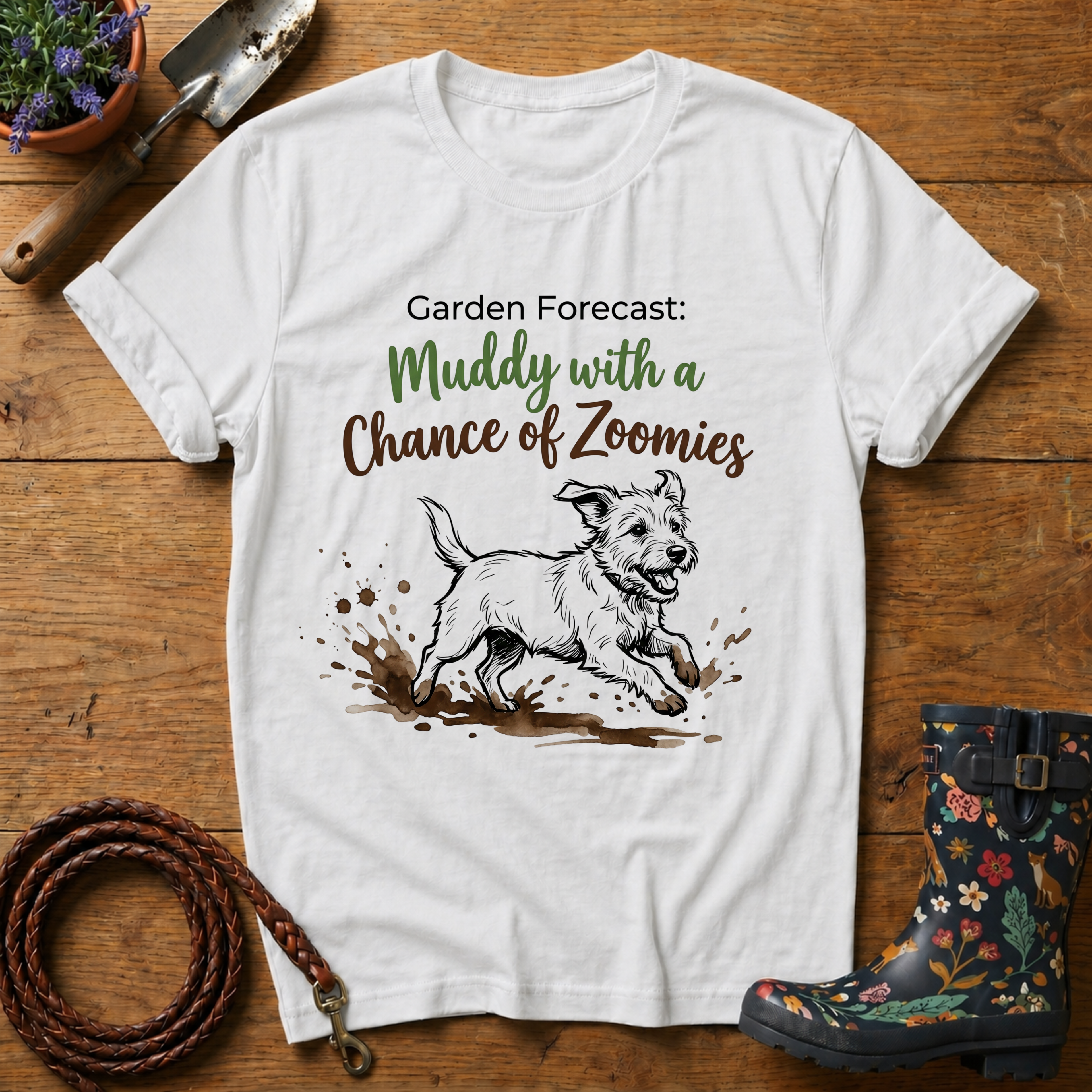 Garden Forcast = Zoomies T-shirt