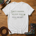 Dirty Hands, Muddy Paws, Leaf version T-shirt