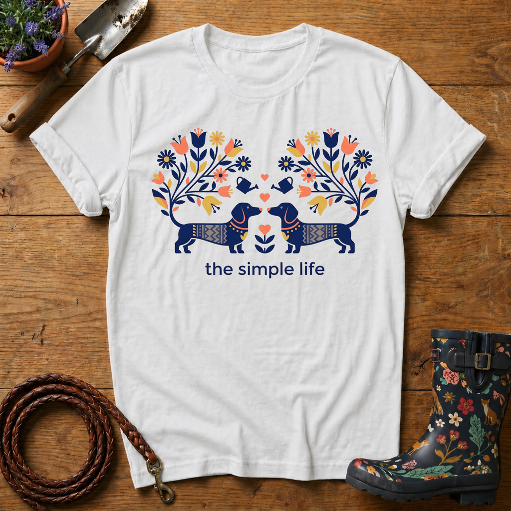 Dachshund The Simple Life T-shirt