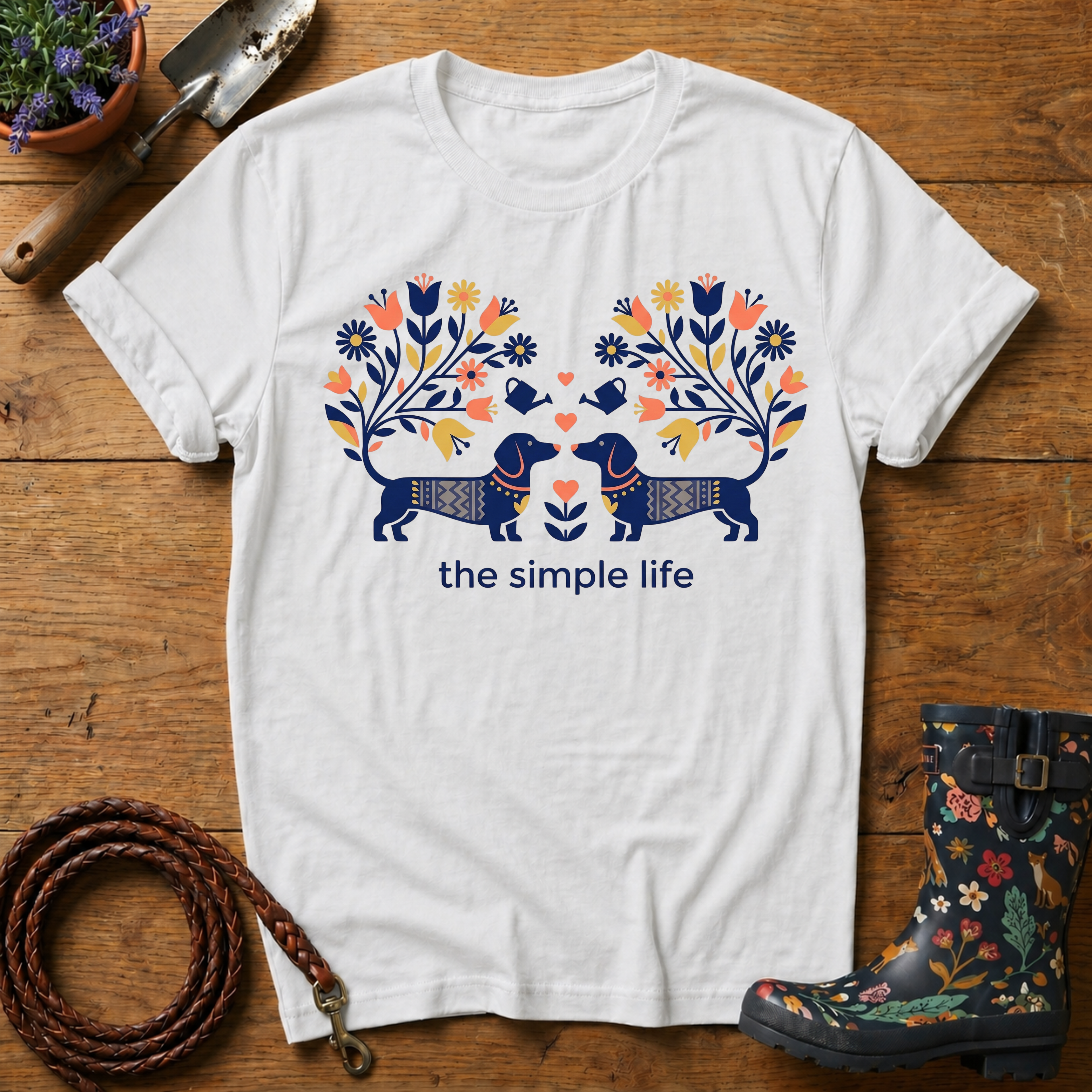 Dachshund The Simple Life T-shirt