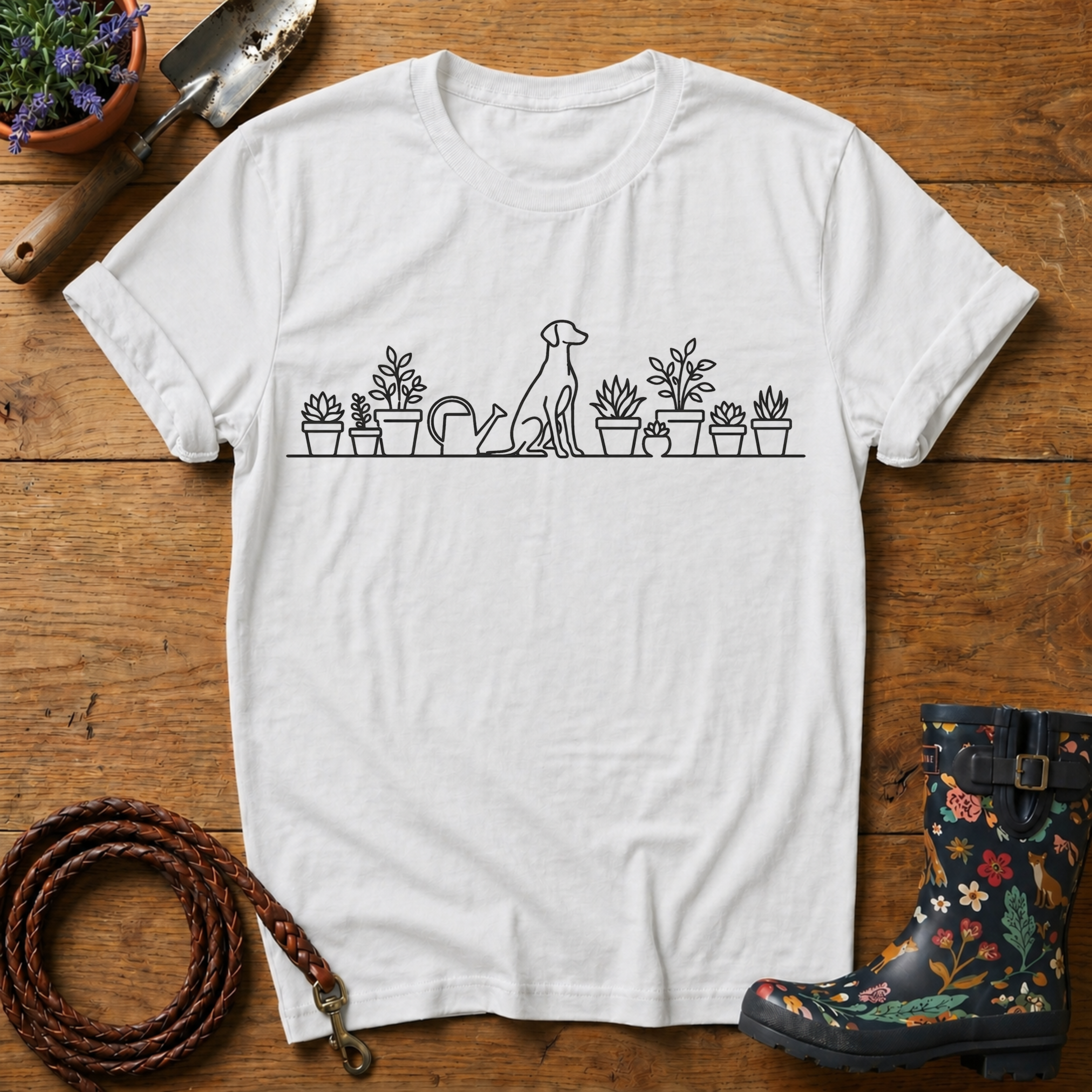 Greyhound Vector Line T-shirt