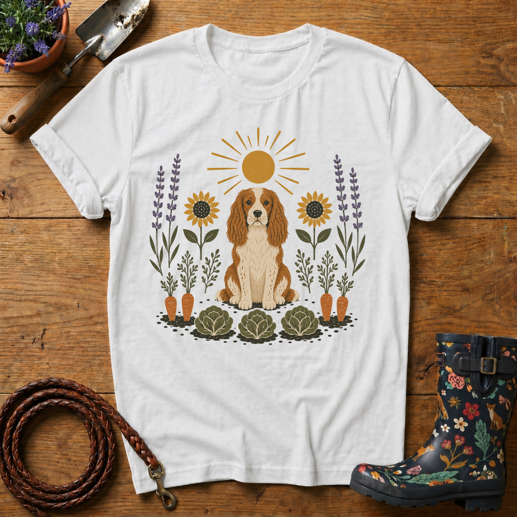 Spaniel Loves Veg T-shirt