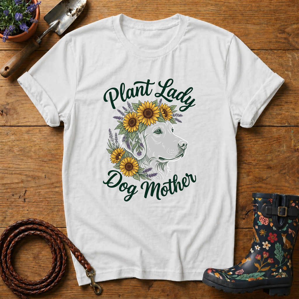 Plant Lady, Dog Mother T-shirt