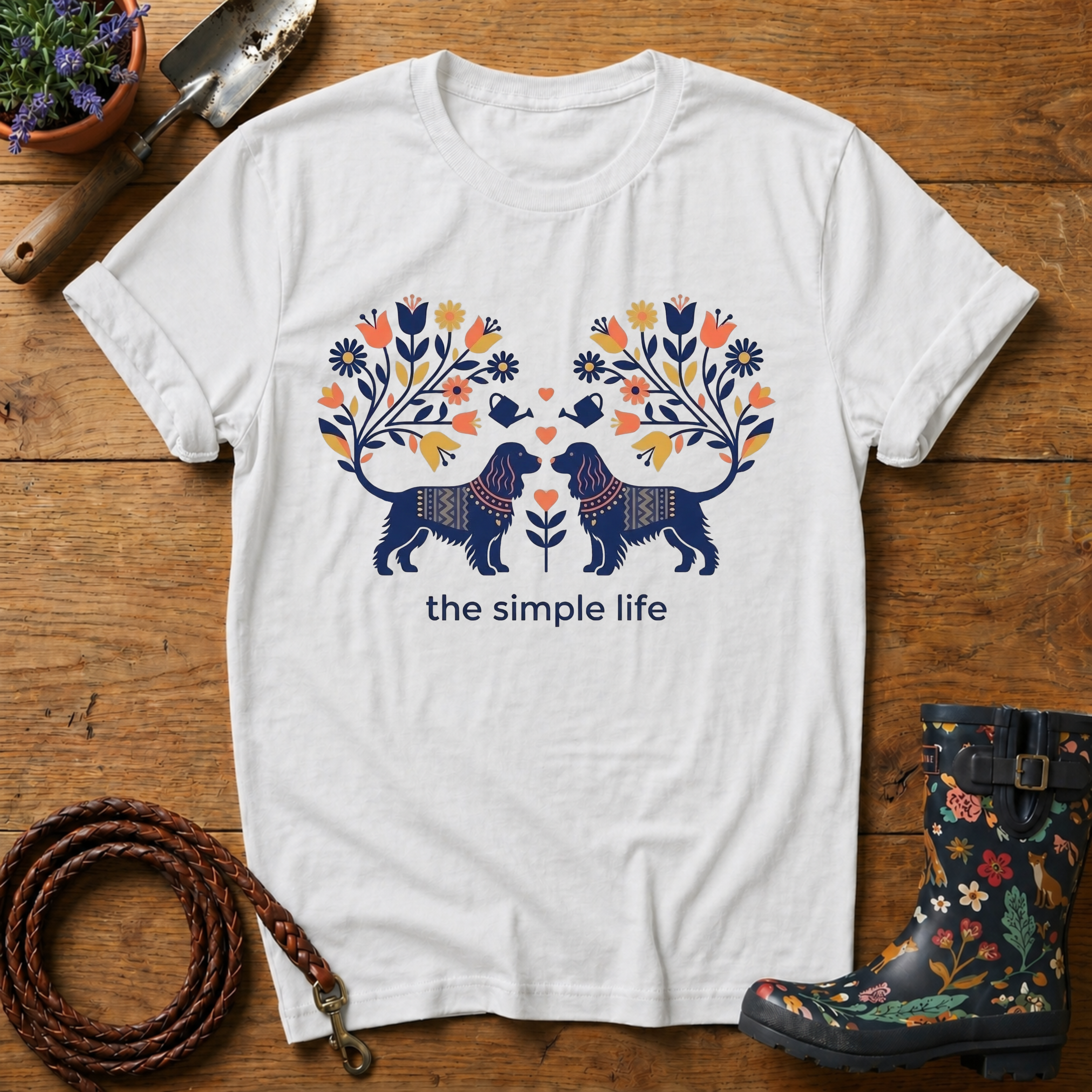 Spaniel The Simple Life T-shirt