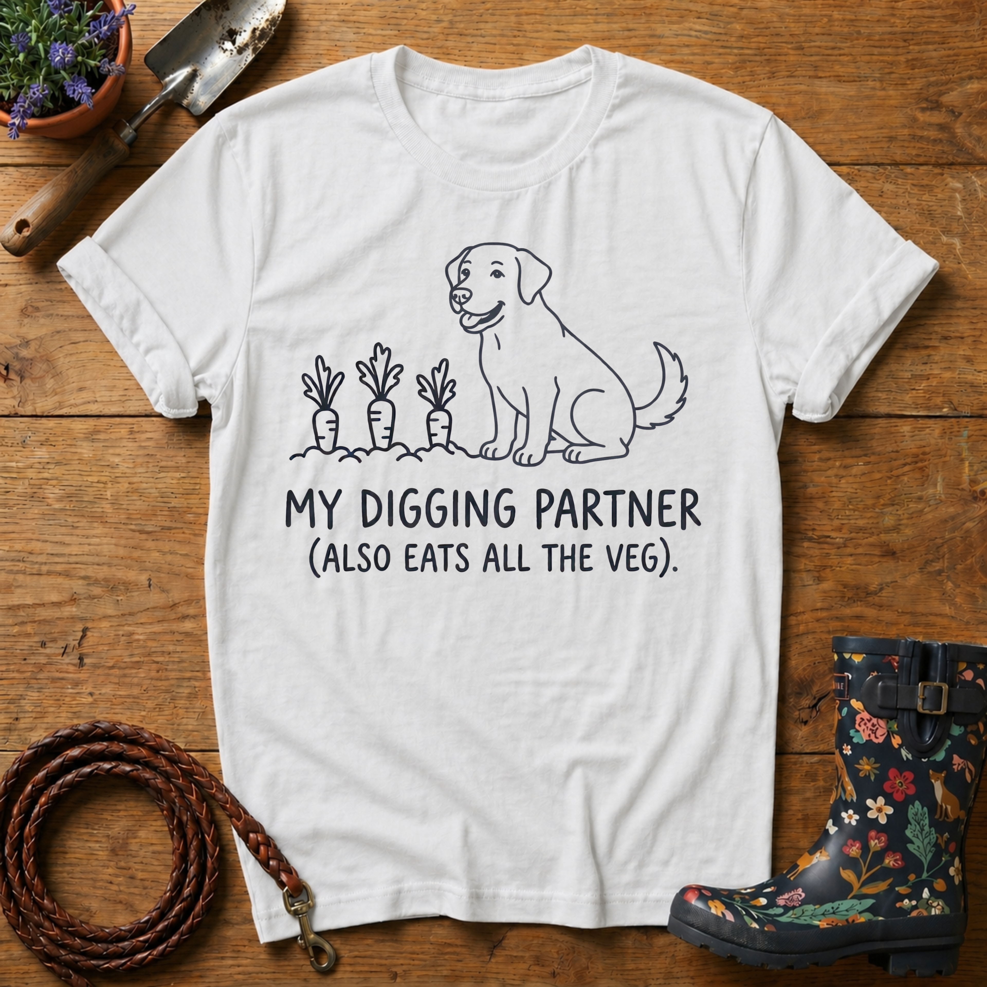 Labrador 'Digging Partner' T-shirt