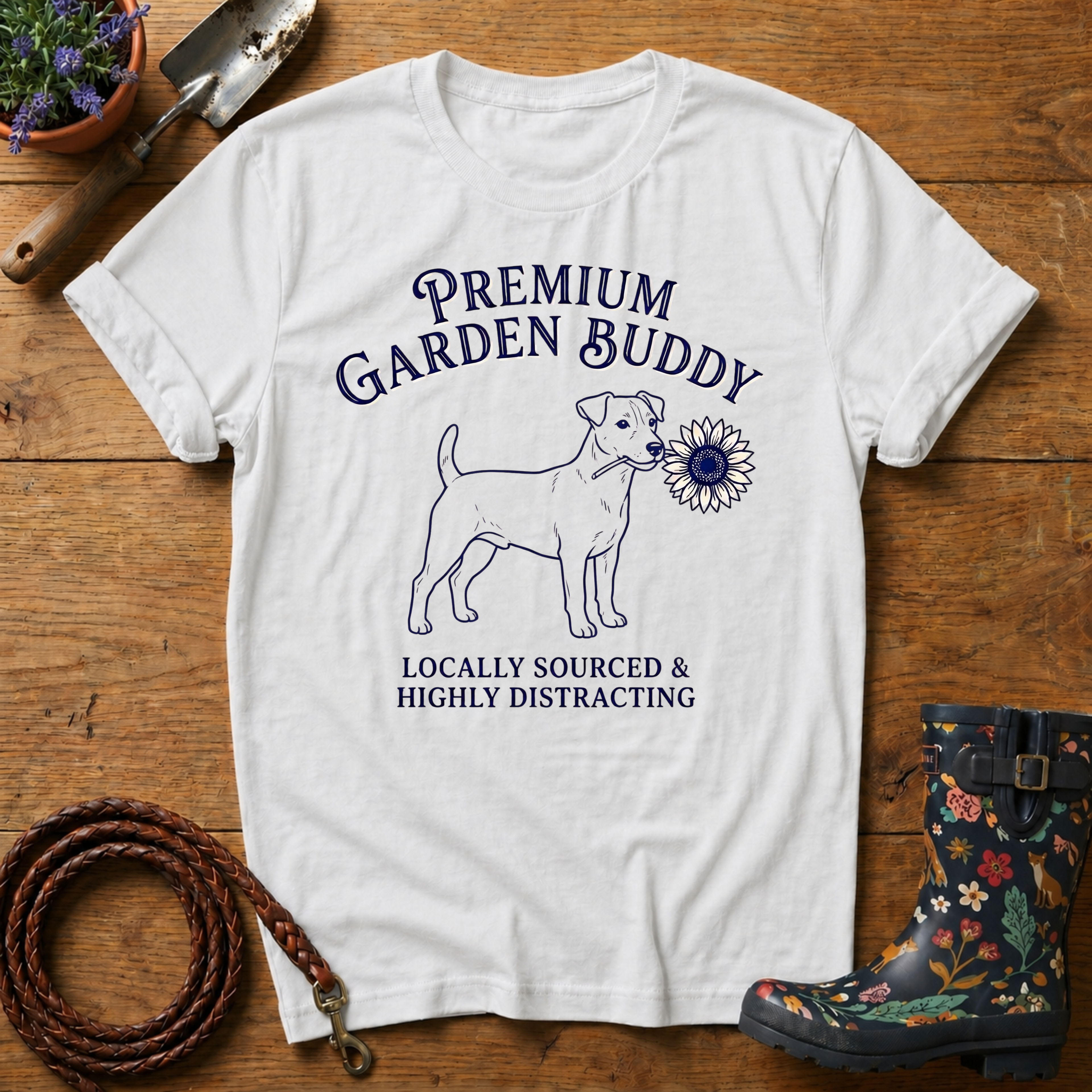 Jack Russel Premium Garden Buddy T-shirt