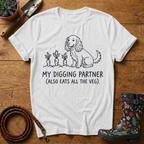 Spaniel 'Digging Partner' T-shirt