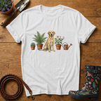 Labrador Pot Plants T-shirt