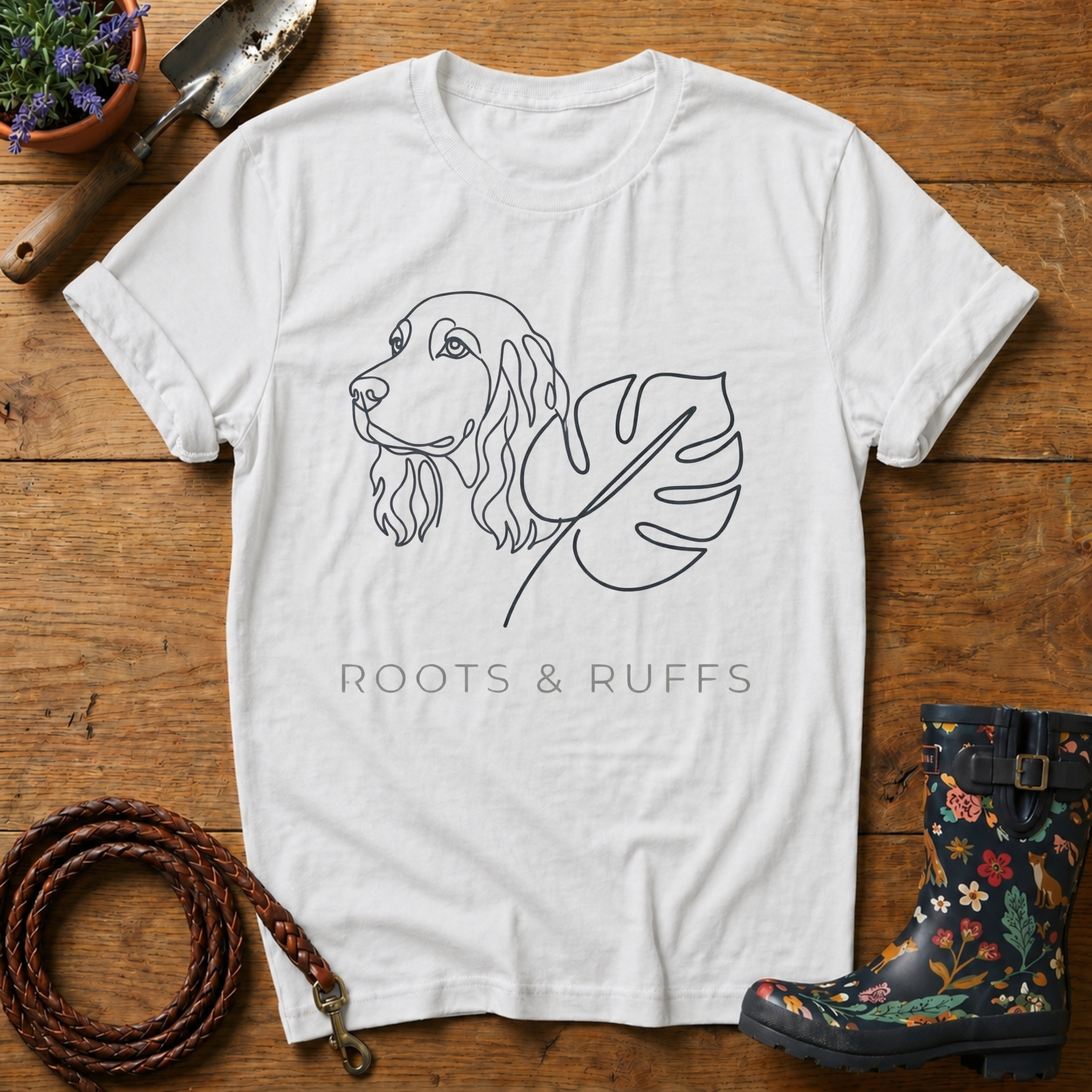 Spaniel Roots & Ruffs T-shirt