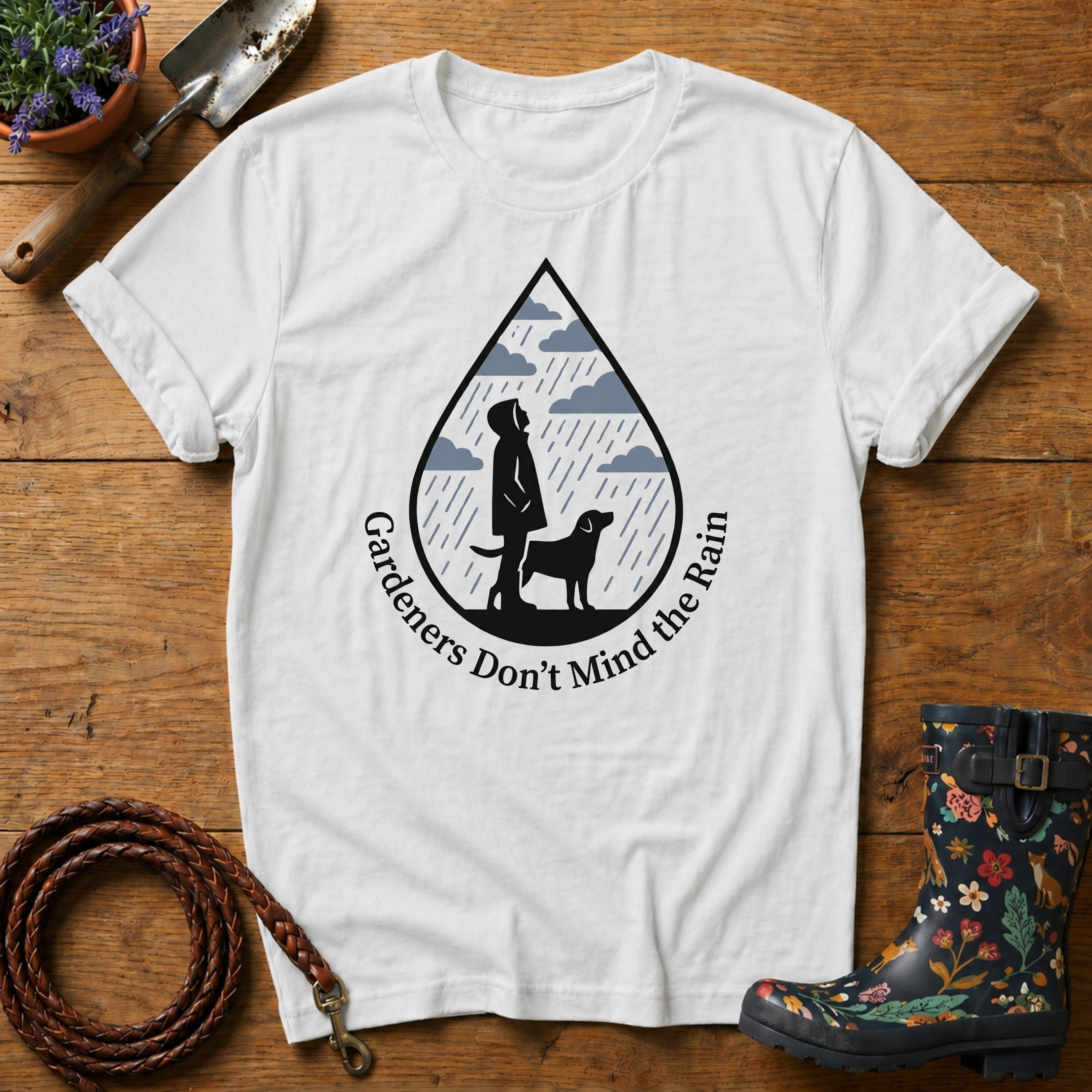 Gardeners Don't Mind The Rain T-shirt