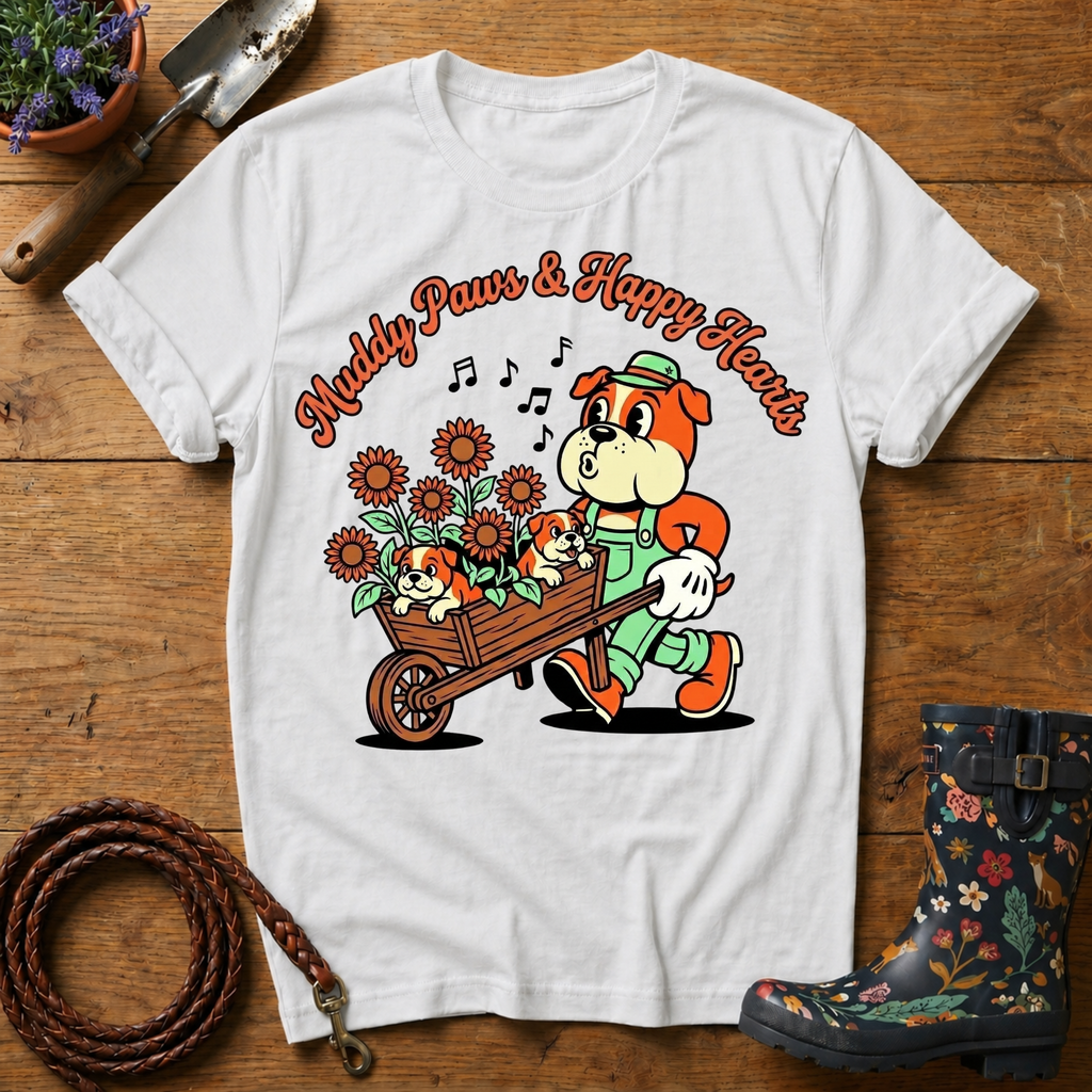 Muddy Paws & Happy Hearts T-shirt